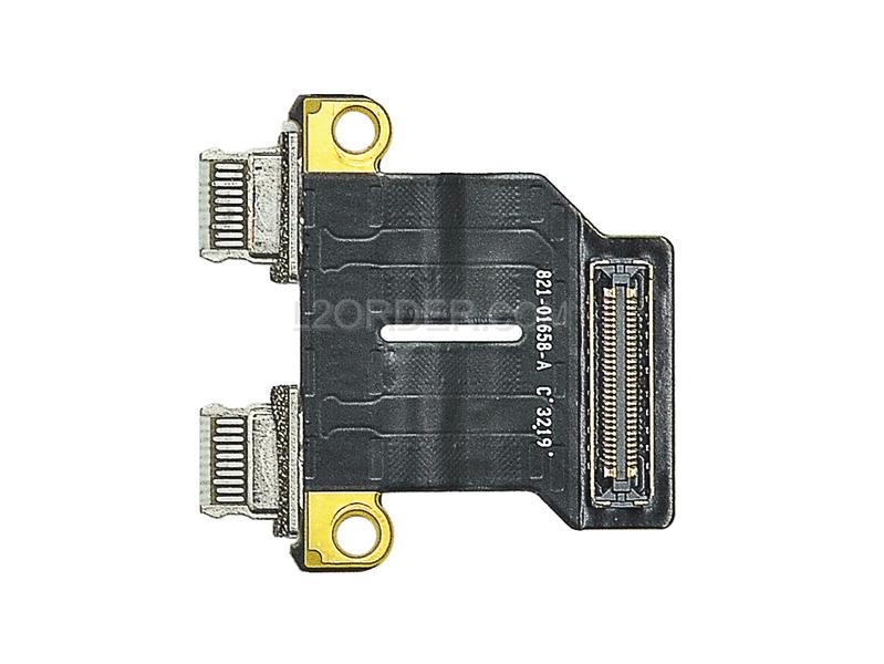 USED DC Jack Charging Port I/O Type-C USB-C Board Flex Cable 821-01161-A 821-01658-A for Apple Macbook Air 13" A1932 2018 2019 A2179 A2337 2020