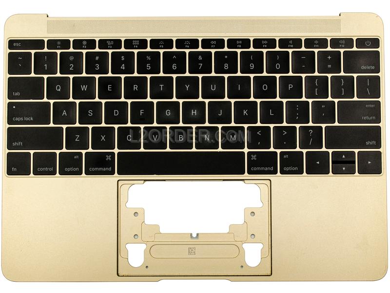 Grade B Gold US Keyboard Top Case Palm Rest 613-01195-B for Apple MacBook 12" A1534 2015 Retina