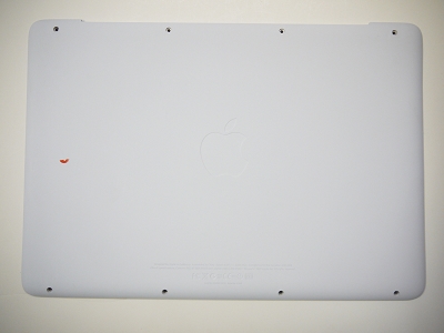 Used White Back Bottom Case Cover 604-1033 for Apple Macbook 13" A1342 2009 2010