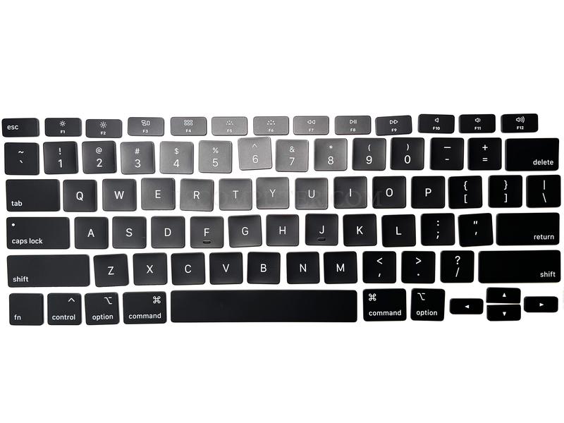 NEW One Set Replacement Black Keyboard Key Cap for Apple Macbook Air 13" A2179 2020
