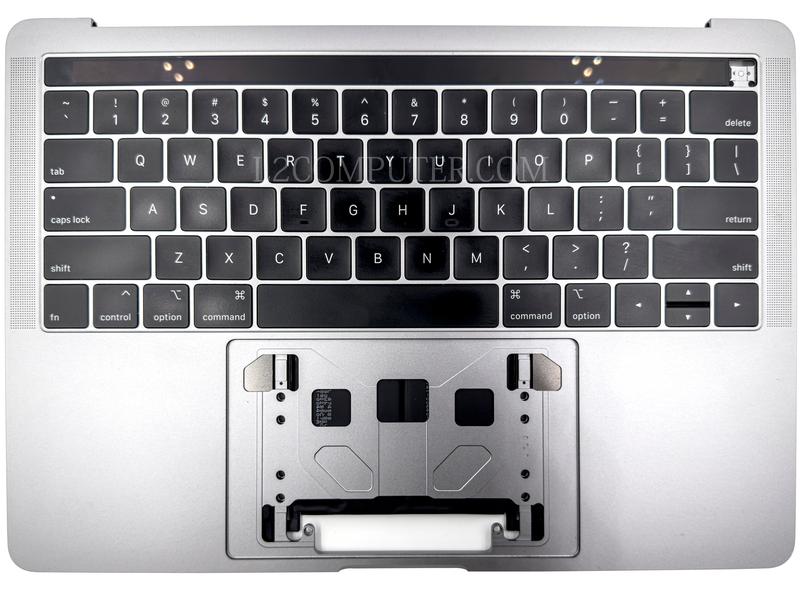 Grade A Space Gray US Keyboard Top Case Palm Rest with Battery A1964 Touch Bar for Apple Macbook Pro 13" A1989 2018 2019 Retina