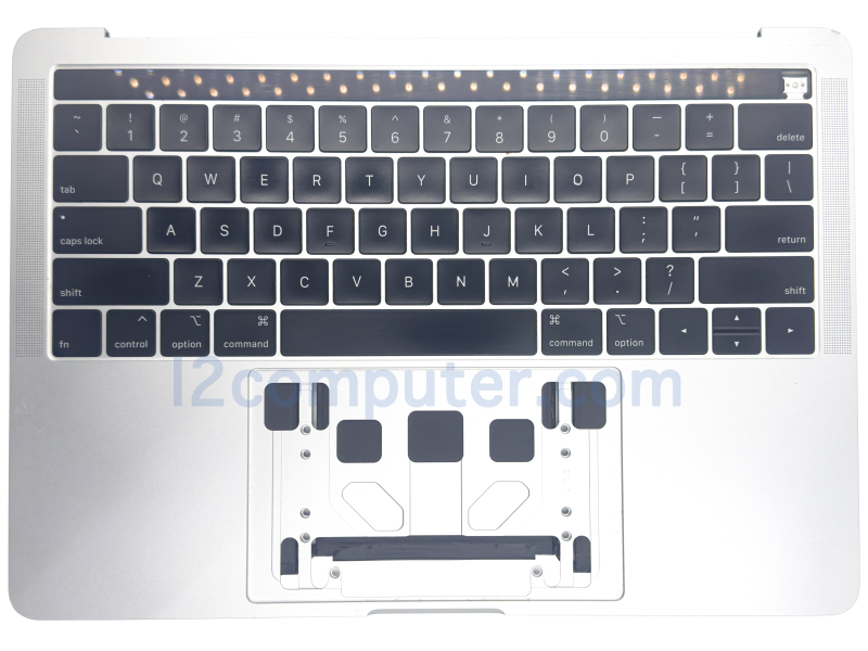 Grade B Silver US Keyboard Top Case Palm Rest with Battery A2171 Touch Bar for Apple Macbook Pro 13" A2159 2019 Retina