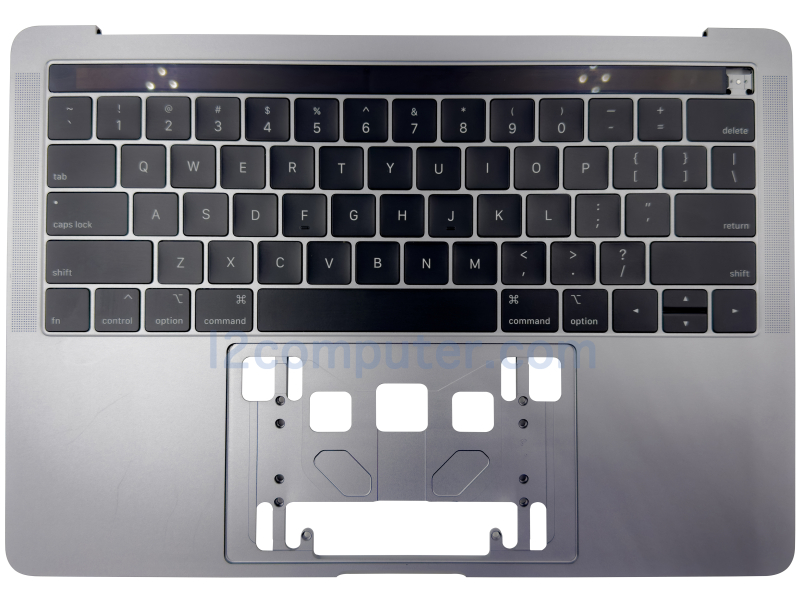 Grade A Space Gray US Keyboard Top Case Palm Rest Touch Bar for Apple Macbook Pro 13" A2159 2019 Retina