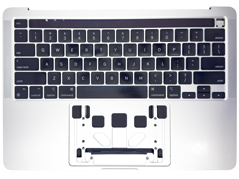 Grade A Silver US Keyboard Top Case Palm Rest with Touch Bar Battery A2171 for Apple Macbook Pro 13" A2338 M1 M2 2020 2022