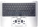 Grade A Silver US Keyboard Top Case Palm Rest with Battery A2519 for Apple Macbook Pro 14" A2442 2021