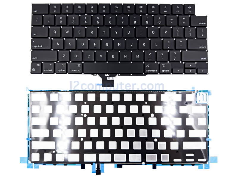 US Keyboard with Backlight Backlit for Apple MacBook Pro 14" A2442 A2779