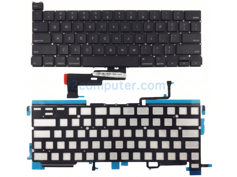 US Keyboard with Backlight Backlit for Apple MacBook Pro Retina 13" A2289 2020