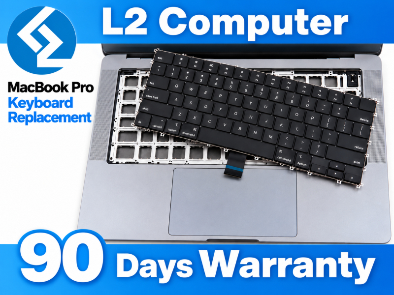 MacBook Air 13" A3449 15" A3448 M5 2026 Keyboard Replacement Repair Service